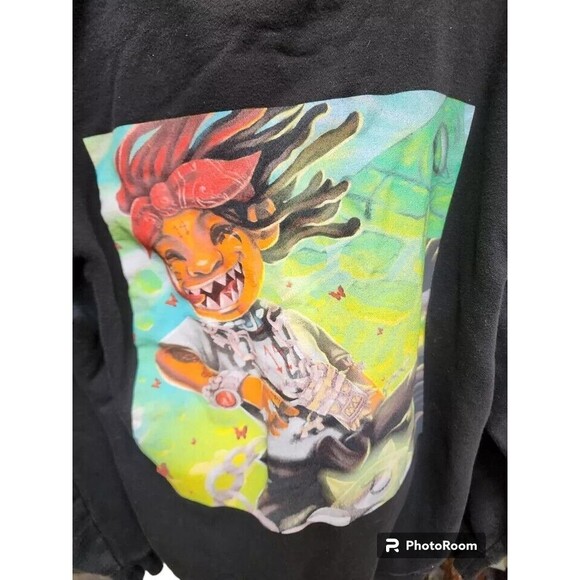 TRIPPIE REDD Black Hoodie XL 2 Sides Rap Band LOVE LETTER TO YOU - Picture 2 of 7